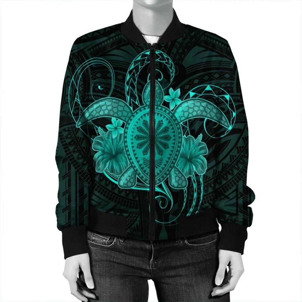 Hawaii-Turtle-Hibiscus-Polynesian-Bomber-Jacket-Full-Style-Turquoise-AH-J4R-Bomber-Jacket-2