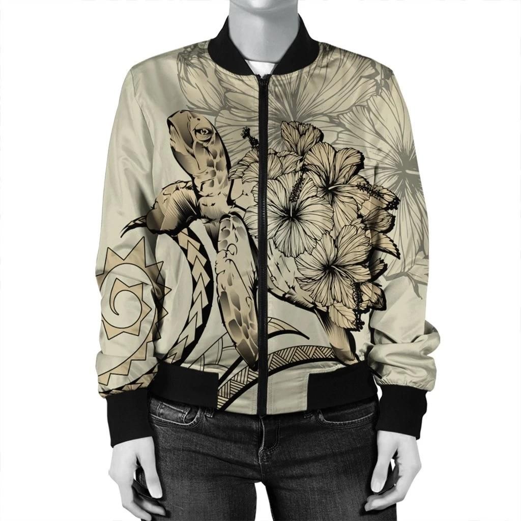 Hawaii-Turtle-Hibiscus-Polynesian-Vintage-Bomber-Jacket-Beige-AH-J4R-Bomber-Jacket-2