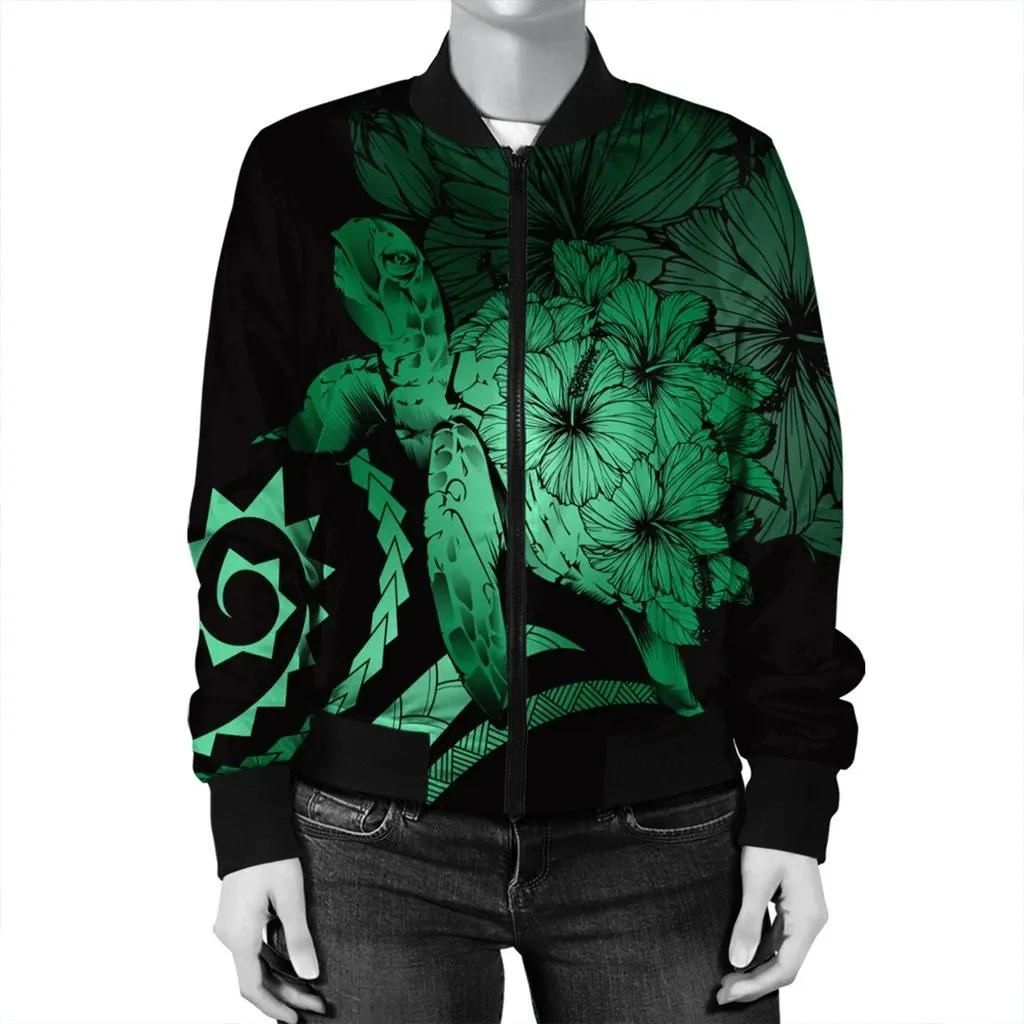 Hawaii-Turtle-Hibiscus-Polynesian-Vintage-Bomber-Jacket-Green-AH-J4R-Bomber-Jacket-2