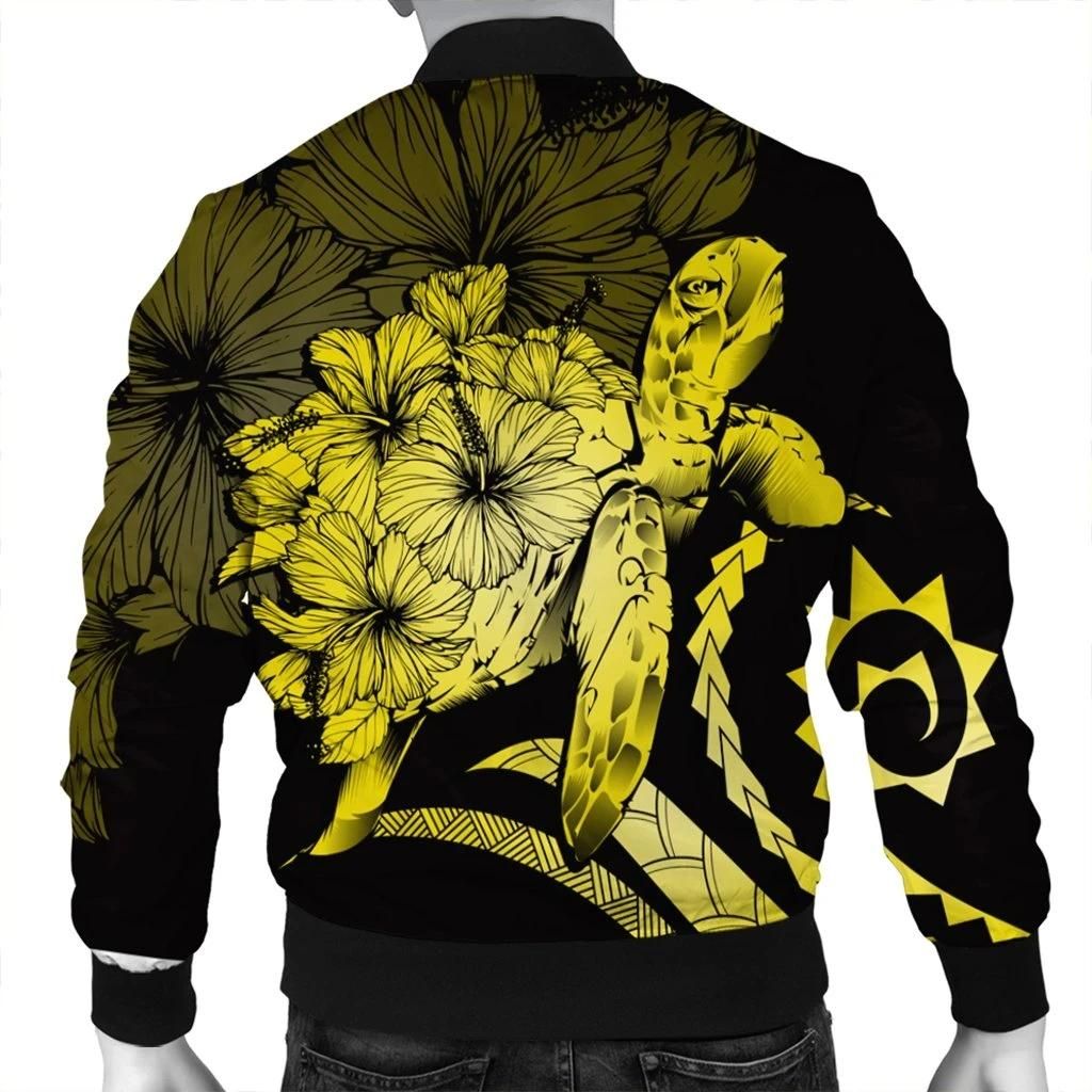 Hawaii-Turtle-Hibiscus-Polynesian-Vintage-Bomber-Jacket-Yellow-AH-J4R-Bomber-Jacket-1
