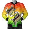 Hawaii Turtle Kanaka Maoli Bomber Jacket - AH - J4R Bomber Jacket