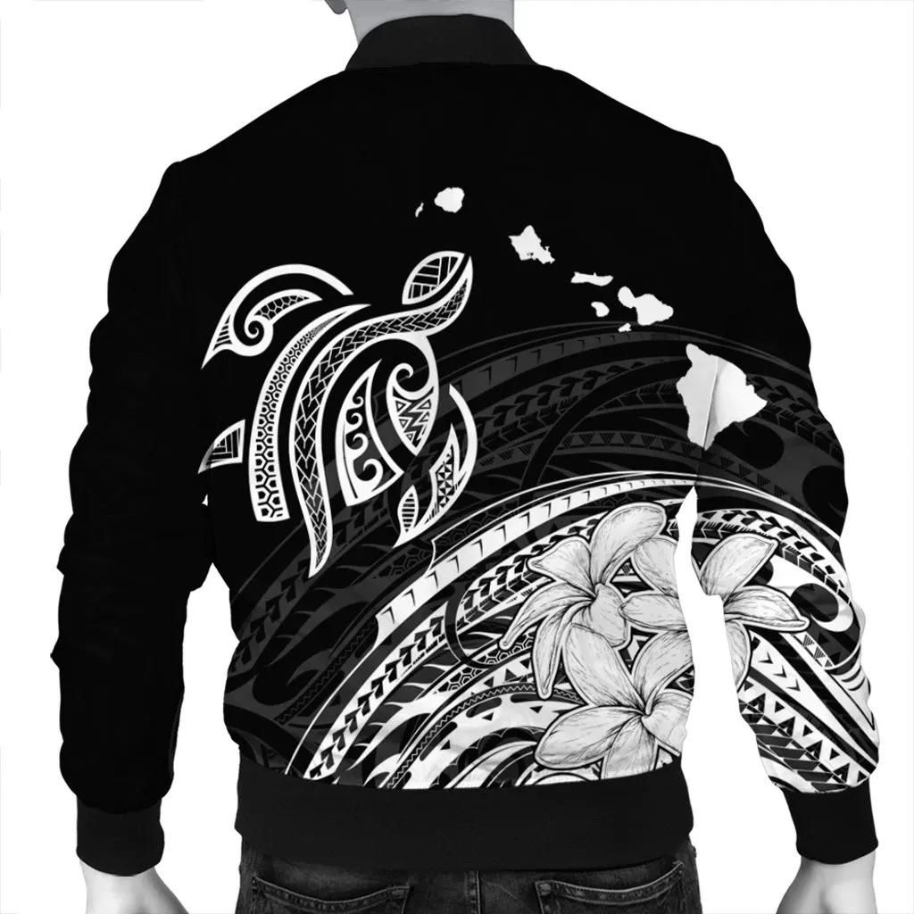 Hawaii-Turtle-Polynesian-Map-Plumeria-Bomber-Jacket-White-AH-JR-Bomber-Jacket-1
