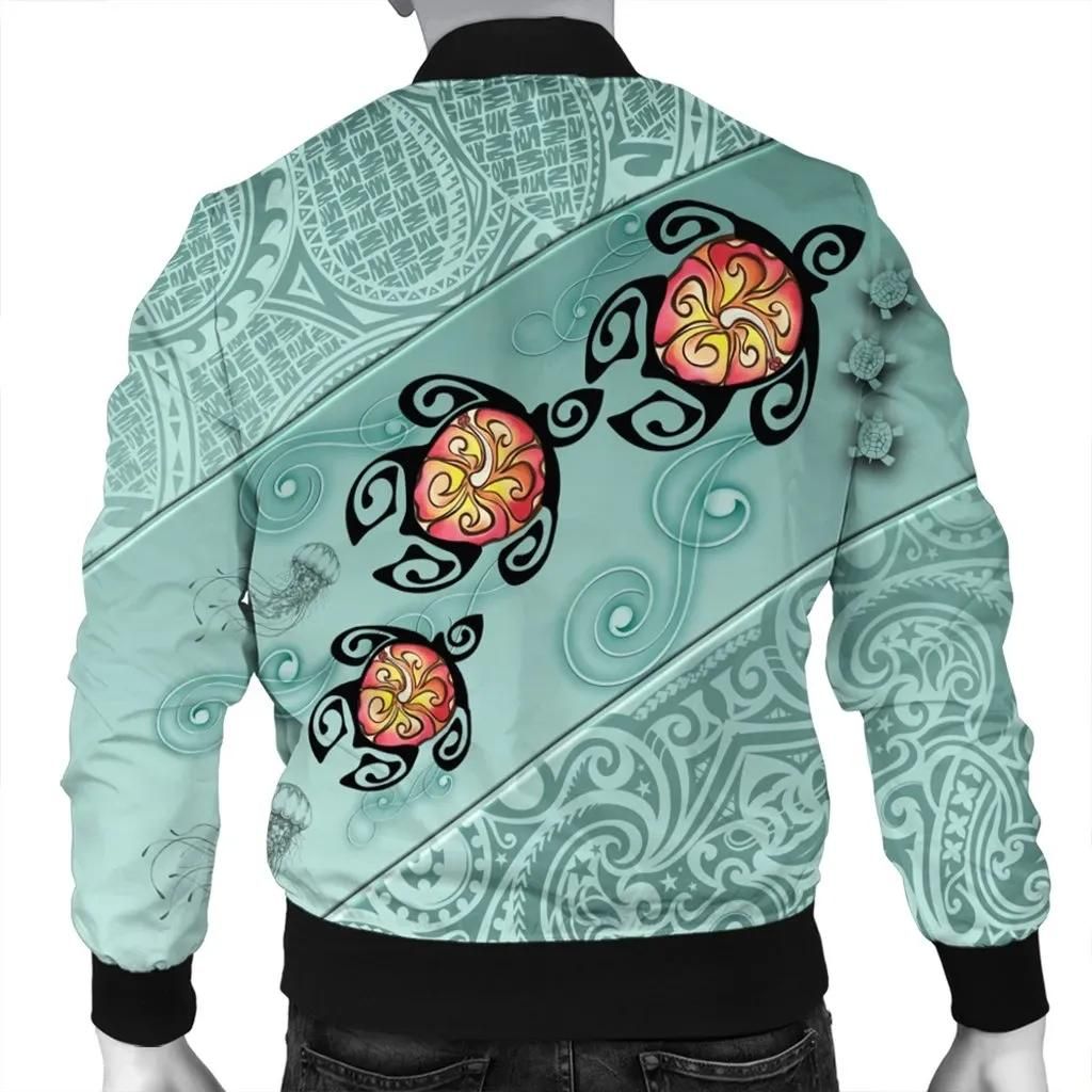 Hawaii-Turtle-Swimming-Tribal-Polynesian-Bomber-Jacket-AH-Min-Style-J5R-Bomber-Jacket-1