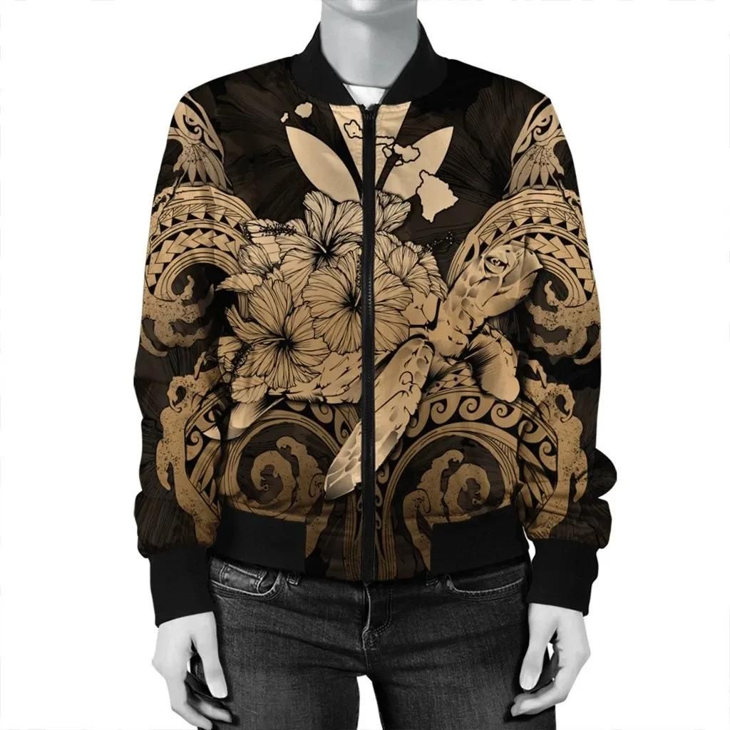 Hawaii-Turtle-Wave-Polynesian-Bomber-Jacket-Hey-Style-Gold-AH-J4R-Bomber-Jacket-2