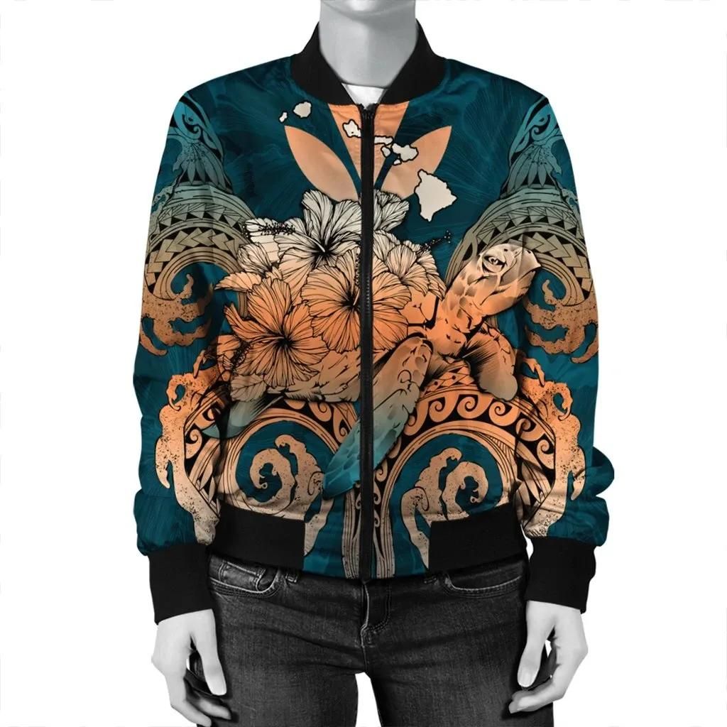 Hawaii-Turtle-Wave-Polynesian-Bomber-Jacket-Hey-Style-Orange-AH-J4R-Bomber-Jacket-2