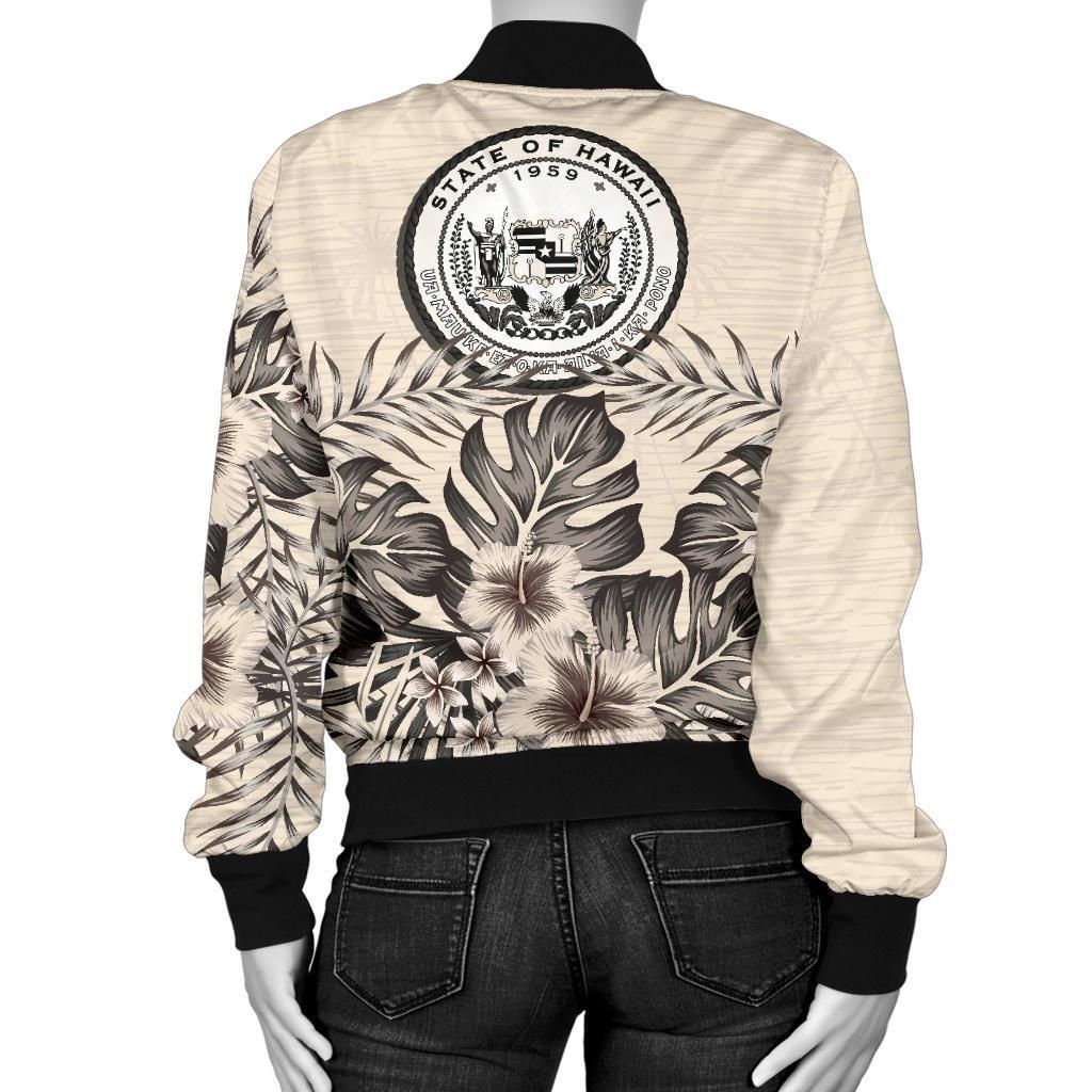 Hawaii-Womens-Bomber-Jacket-The-Beige-Hibiscus-A7-Bomber-Jacket-1