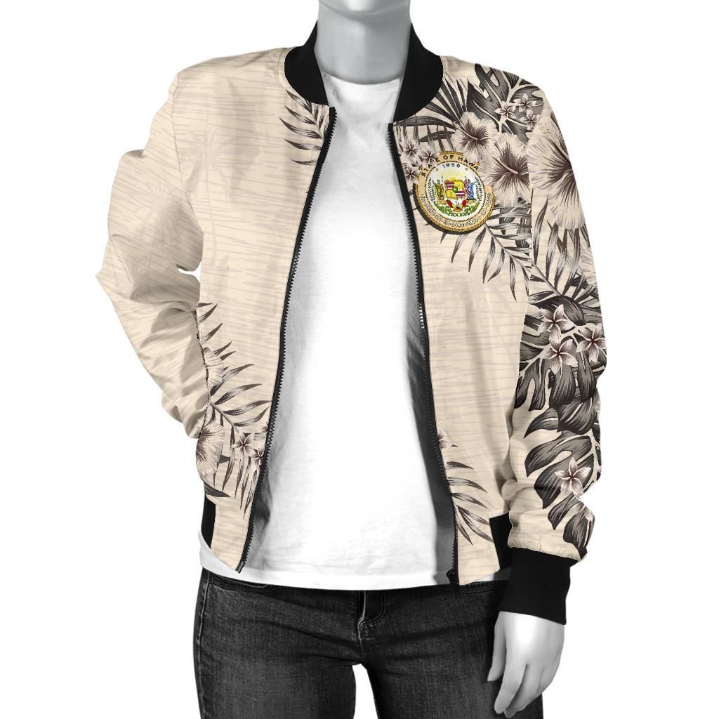 Hawaii-Womens-Bomber-Jacket-The-Beige-Hibiscus-A7-Bomber-Jacket-2