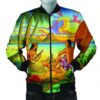 Hawaiian Couple Sing A Song On Beach Sunset Bomber Jacket - AH - JR Bomber Jacket