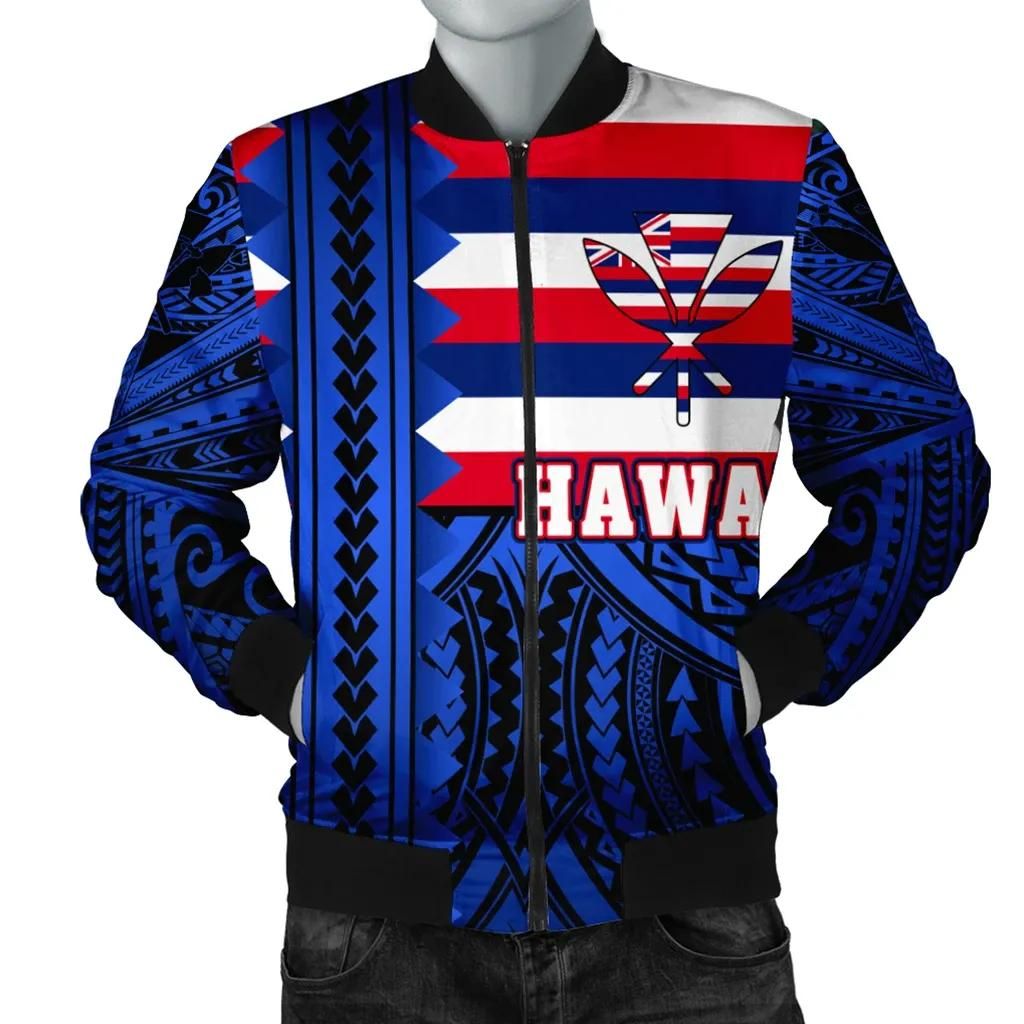Hawaiian Flag Bomber Jacket - Speaka Style - AH - JC Bomber Jacket Hawaiian Flag Bomber Jacket - Speaka Style - AH - JC Bomber Jacket