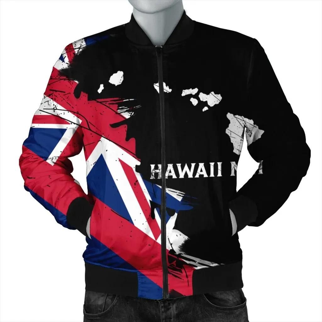 Hawaiian Flag Hawaii Map Nei Polynesian Bomber Jacket - Classic Style - J5R Bomber Jacket Hawaiian Flag Hawaii Map Nei Polynesian Bomber Jacket - Classic Style - J5R Bomber Jacket