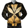 Hawaiian Kanaka Bomber Jacket Hibiscus Polynesian Love - AH - JR Bomber Jacket