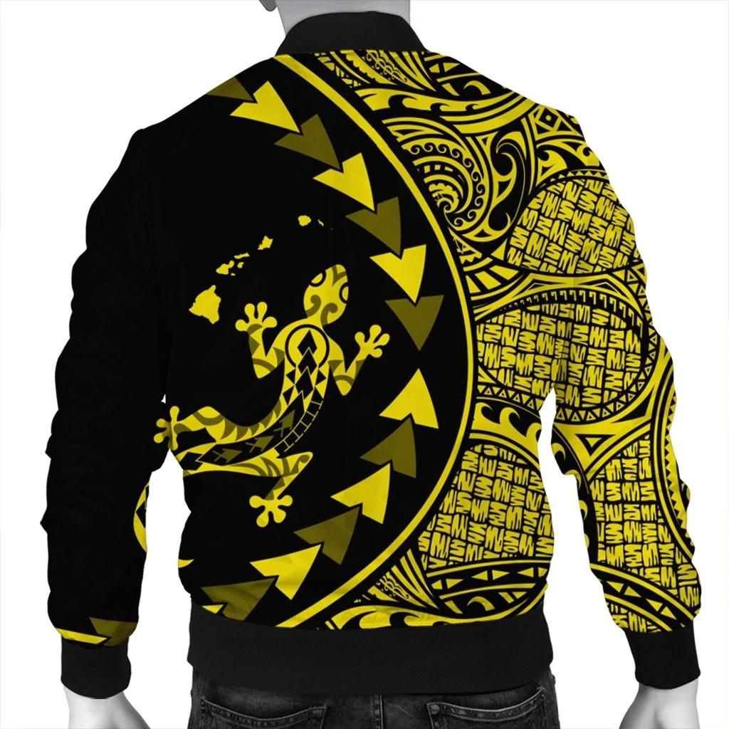 Hawaiian-Map-Gecko-Tattoo-Kakau-Polynesian-Bomber-Jacket-Yellow-AH-J0R-Bomber-Jacket-1
