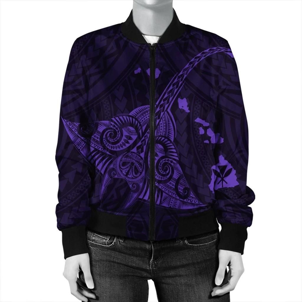 Hawaiian-Map-Kanaka-Manta-Ray-Polynesian-Bomber-Jacket-Purple-AH-J4R-2