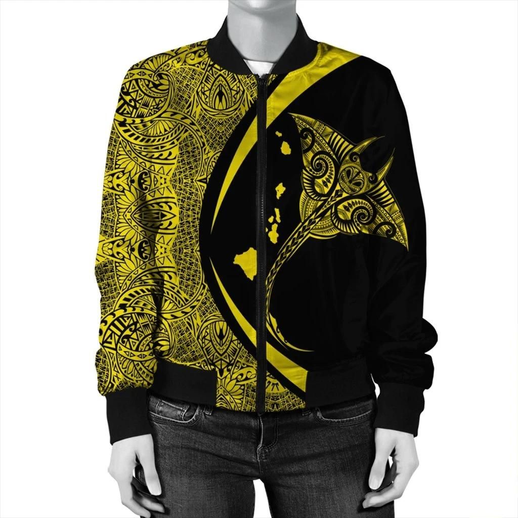 Hawaiian-Map-Manta-Ray-Polynesian-Bomber-Jacket-Yellow-Circle-Style-AH-J4R-Bomber-Jacket-2