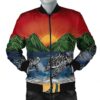 Hawaiian Sunset Ocean Turtle Bomber Jacket - AH - J4R Bomber Jacket
