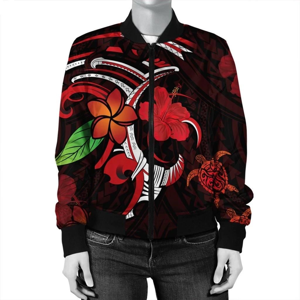 Hawaiian-Turtle-Hibiscus-And-Plumeria-Flower-Polynesian-Bomber-Jacket-AH-J4R-Bomber-Jacket-2