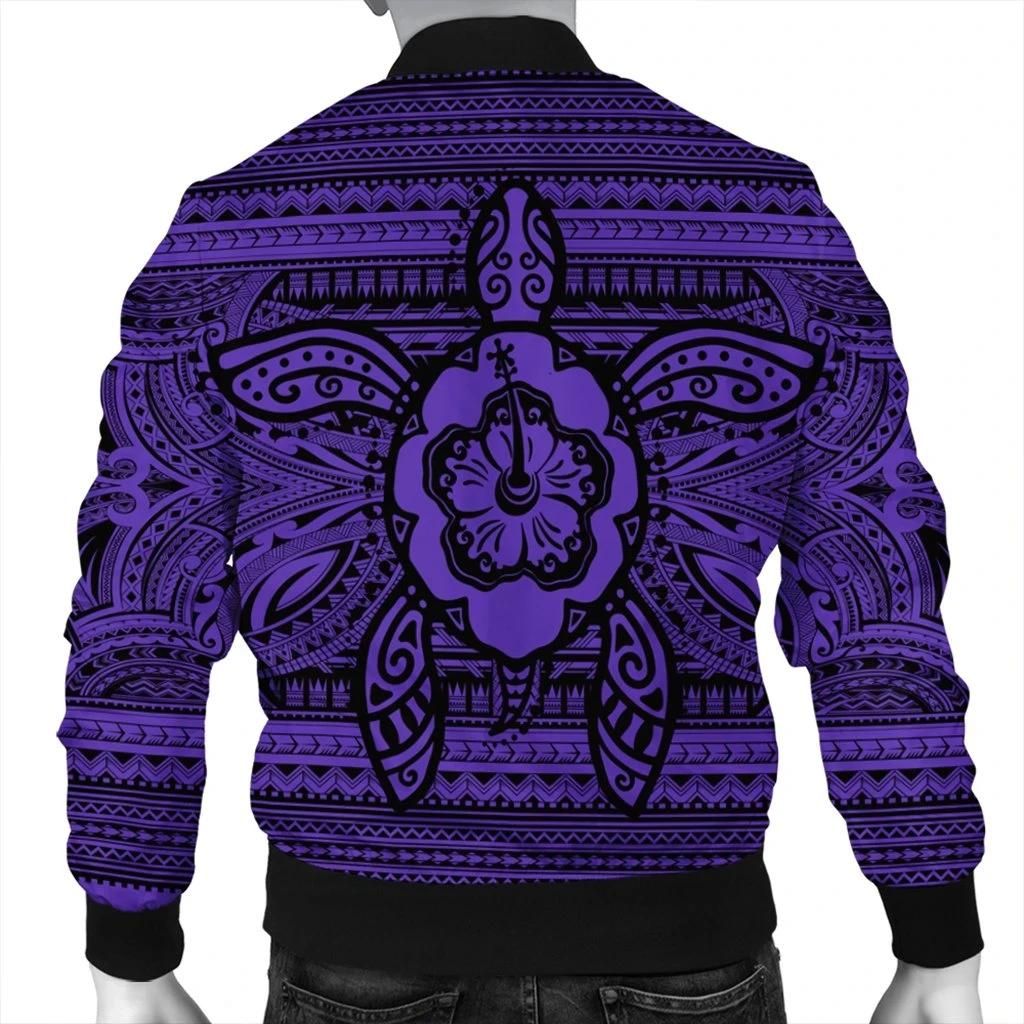 Hawaiian-Turtle-Polynesian-Tribal-Bomber-Jacket-Purple-AH-J7R-Bomber-Jacket-1