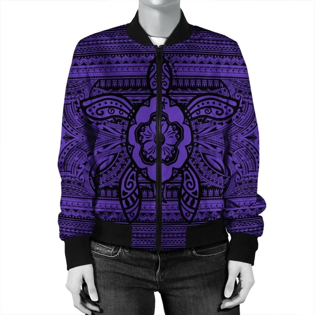 Hawaiian-Turtle-Polynesian-Tribal-Bomber-Jacket-Purple-AH-J7R-Bomber-Jacket-2