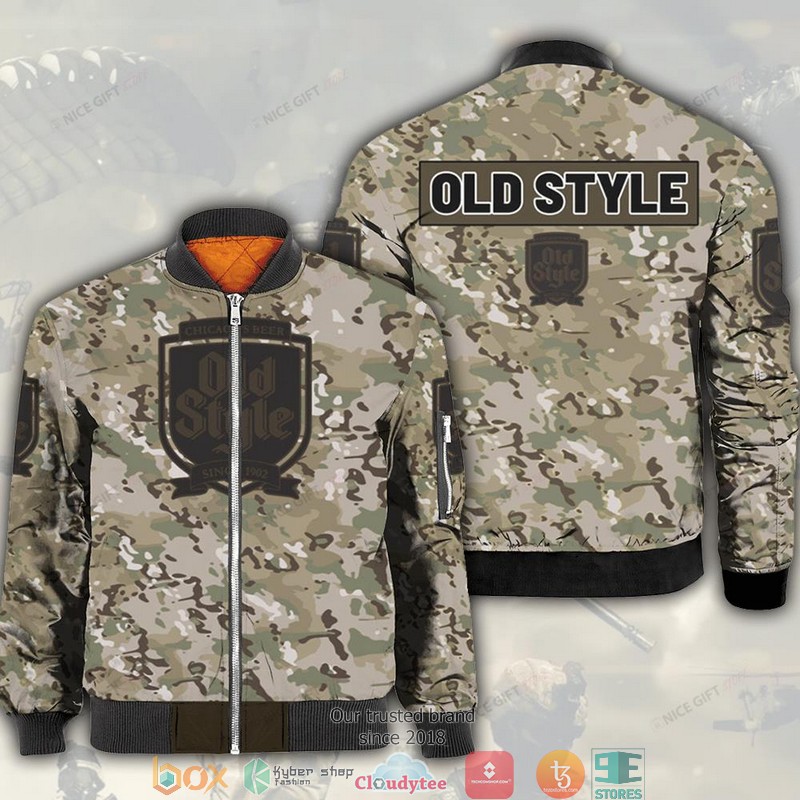 Heilemans Old Style Camouflage Bomber Jacket Heilemans Old Style Camouflage Bomber Jacket