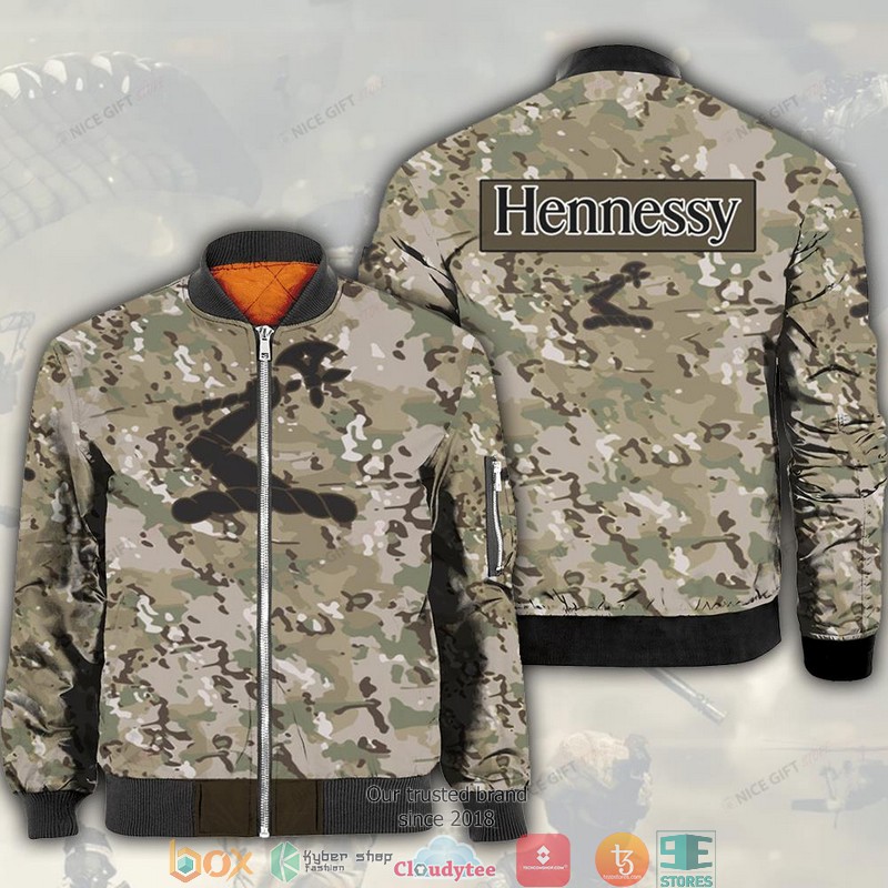 Hennessy Camouflage Bomber Jacket Hennessy Camouflage Bomber Jacket
