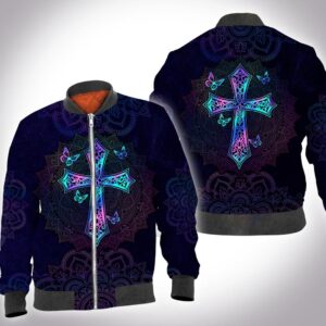 Hologram mandala jesus cross 3D All Over Printed Shirt