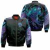 Holographic Wolf 3D T Shirt Hoodie Sweater Jersey Bomber Jacket Model 2503 Bomber Jacket