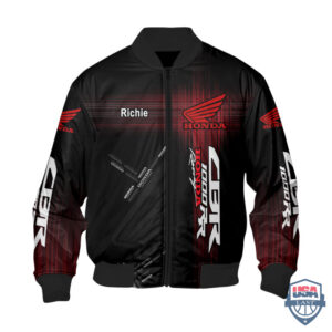 Honda Cbr 1000Rr Custom Name Bomber Jacket