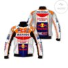 Honda Marc Marquez Motorcycle Racing Team 3D Bomber Jacket