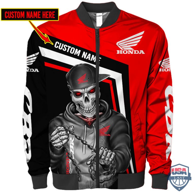 Honda-Racing-Cbr-Ghost-Rider-Custom-Name-Bomber-Jacket-1