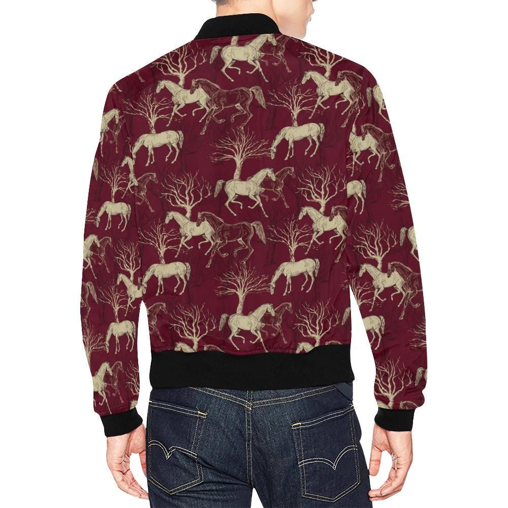 Horse-Print-Pattern-Mens-Bomber-Jacket-2