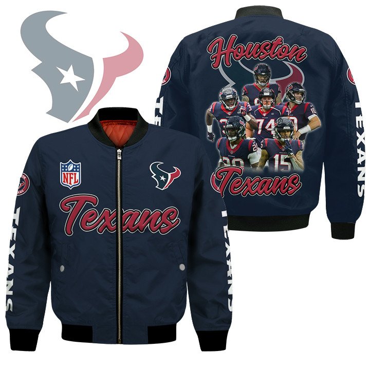 Houston Texans Players Nfl Bomber Jacket Houston Texans Players Nfl Bomber Jacket