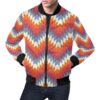 Indians Native American Navajo Aztec Tribal Print Mens Bomber Jacket