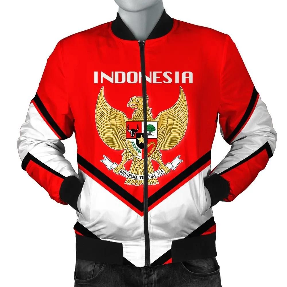 Indonesia Coat Of Arms Men Bomber Jacket Lucian Style J5W Bomber Jacket Indonesia Coat Of Arms Men Bomber Jacket Lucian Style J5W Bomber Jacket