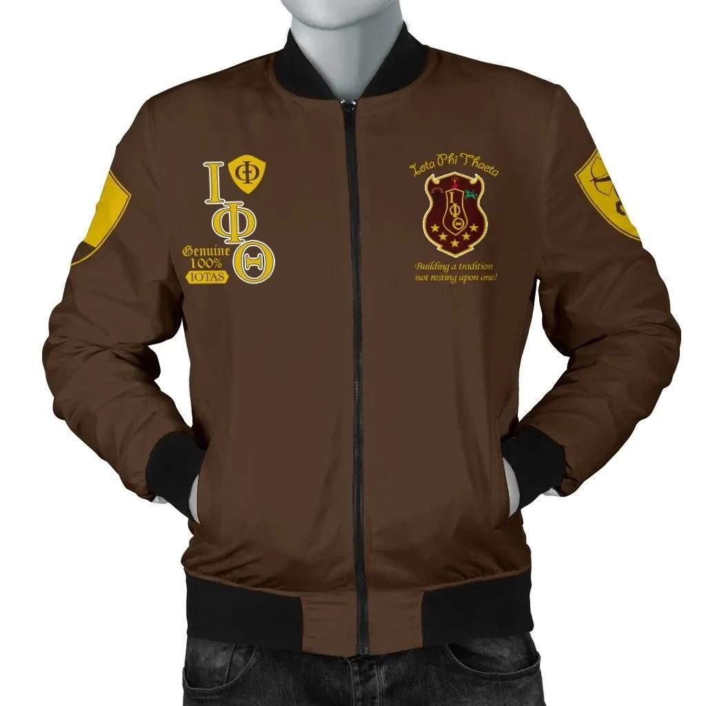 Iota Phi Theta Men's Bomber Jacket A27 Bomber Jacket Iota Phi Theta Men's Bomber Jacket A27 Bomber Jacket