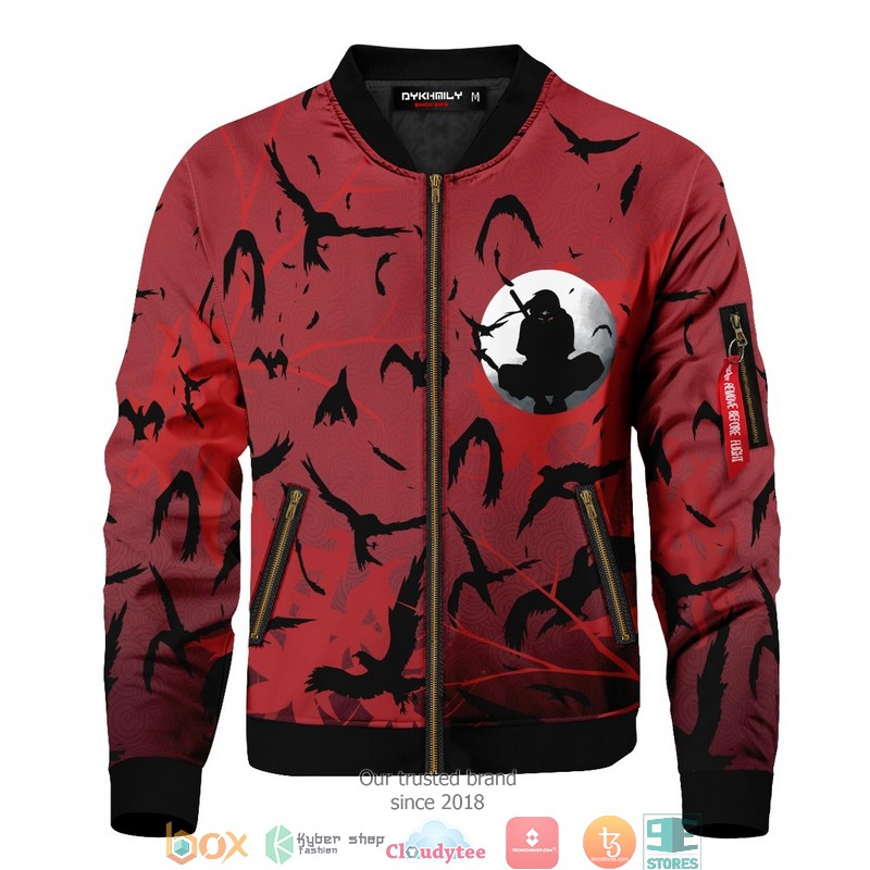 Itachi Crow Bomber Jacket Itachi Crow Bomber Jacket