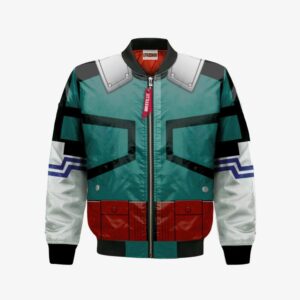 Izuku Midoriya Bomber Jacket Custom My Hero Academia Cosplay Costumes Bomber Jacket