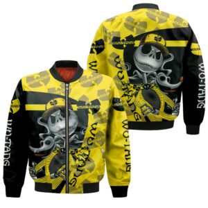 Jack Skellington Wu Tang Clan Halloween Hip Hop 3D Printed 3D Bomber Jacket