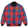 Jacket - Galloway Red Clan Tartan Crest Bomber Jacket A7 Bomber Jacket