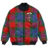 Jacket - Mar Clan Tartan Crest Bomber Jacket A7