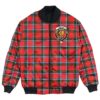 Jacket - Sinclair Modern Clan Tartan Crest Bomber Jacket A7 Bomber Jacket