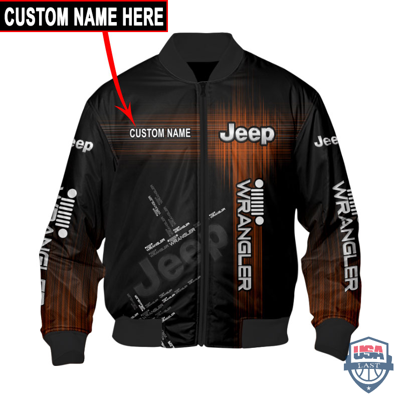 Jeep Wrangler Custom Name Bomber Jacket 01 Jeep Wrangler Custom Name Bomber Jacket 01