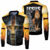 Jesus Is My God King Lord Savior My Everything Lion 3D T Shirt Hoodie Sweater Jersey Bomber Jacket Model 2729 Bomber Jacket