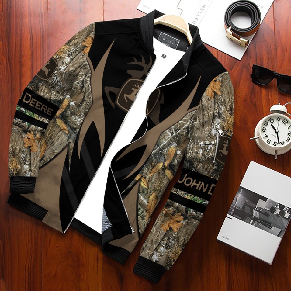 John Deere Realtree Camo Bomber Jacket John Deere Realtree Camo Bomber Jacket