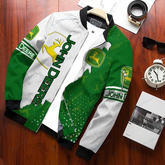 John Deere Triange Bomber Jacket John Deere Triange Bomber Jacket