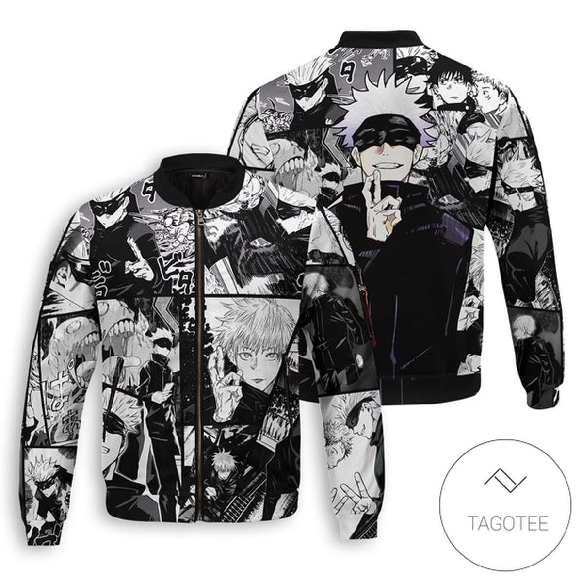 Jujutsu Kaisen Gojo Bomber Jacket Jujutsu Kaisen Gojo Bomber Jacket