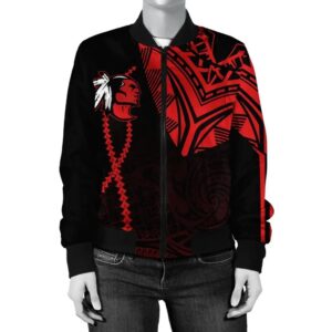 Kahuku High Women's Bomber Jacket b- Forc Style AH JR Bomber Jacket