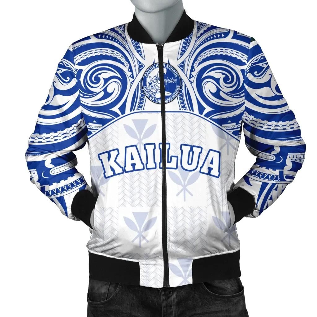 Kanaka Kailua High School Men's Bomber Jacket bDemodern Style AH JH Bomber Jacket Kanaka Kailua High School Men's Bomber Jacket bDemodern Style AH JH Bomber Jacket