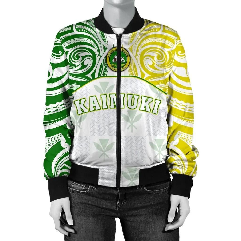 Kanaka Kaimuki High School Women's Bomber Jacket bDemodern Style AH JH Kanaka Kaimuki High School Women's Bomber Jacket bDemodern Style AH JH