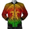 Kanaka Maoli Turtle Polynesian Bomber Jacket - AH - J4R Bomber Jacket