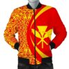Kanaka Mauna Kea Polynesian Men's Bomber Jacket - Circle Style  - AH - J9 Bomber Jacket
